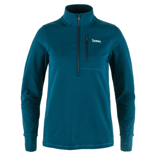 NALLO HALF ZIP W Damen - Fleecepullover-DEEP SEA