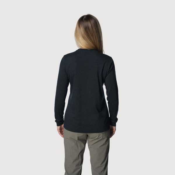 Tierra WOOL TEE LONG SLEEVE W Damen - Langarmshirt Ansicht 4