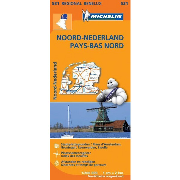 NIEDERLANDE NORD - Straßenkarte
