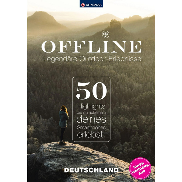 KOMPASS OFFLINE - 50 LEGENDÄRE OUTDOOR-ERLEBNISSE - Wanderführer Ansicht 1
