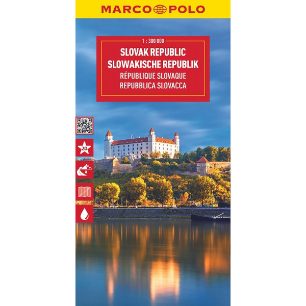 MARCO POLO REISEKARTE SLOWAKISCHE REPUBLIK 1:300.000 - Straßenkarte Ansicht 1