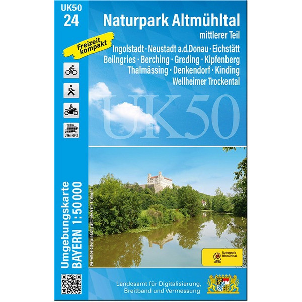 UK50-24 NATURPARK ALTMÜHLTAL MITTLERER TEIL Ansicht 1