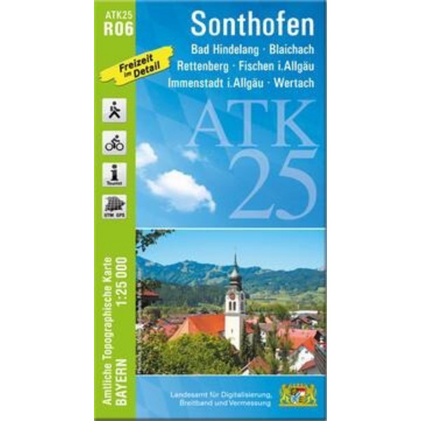 SONTHOFEN (AMTLICHE TOPOGRAPHISCHE KARTE 1:25000) Ansicht 1
