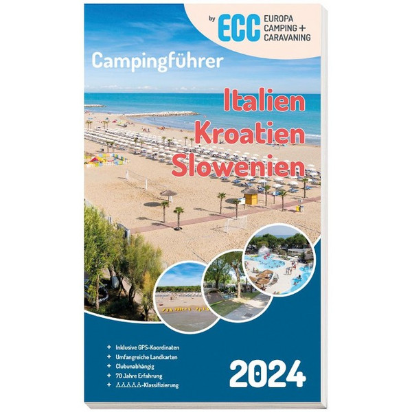 ECC CAMPINGFÜHRER ITALIEN / KROATIEN / SLOWENIEN 2024 - Stellplatzführer Ansicht 1