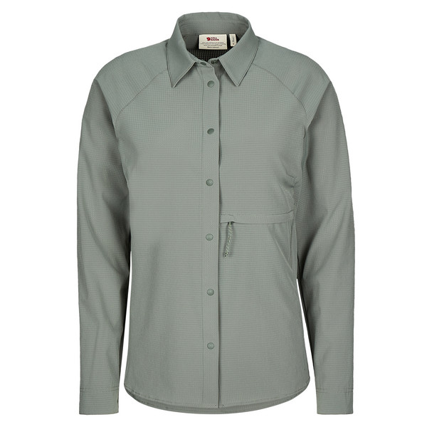 ABISKO TREKKING SHIRT W Damen - Outdoor Bluse-PATINA GREEN