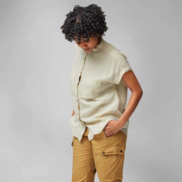 Fjällräven ÖVIK HEMP SHIRT SS W Damen - Outdoor Bluse Ansicht 6