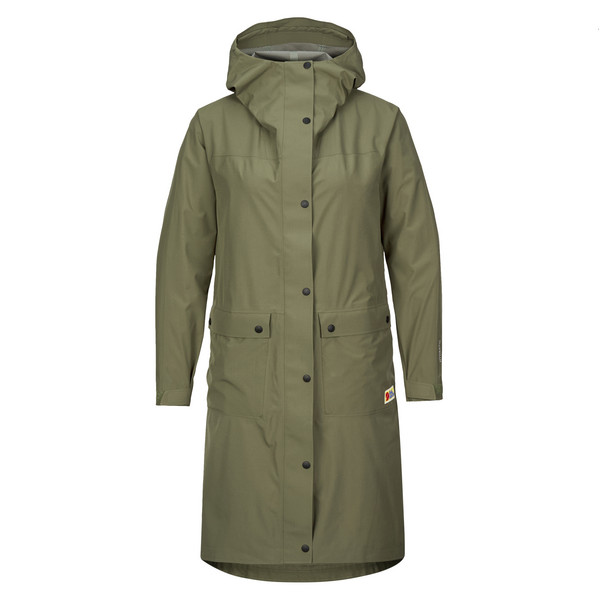 VARDAG RAIN PARKA W Damen - Regenmantel-LAUREL GREEN