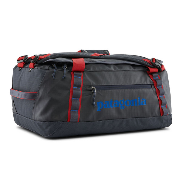 BLACK HOLE DUFFEL 40L - Reisetasche-SMOLDER BLUE W/AMANITA RED