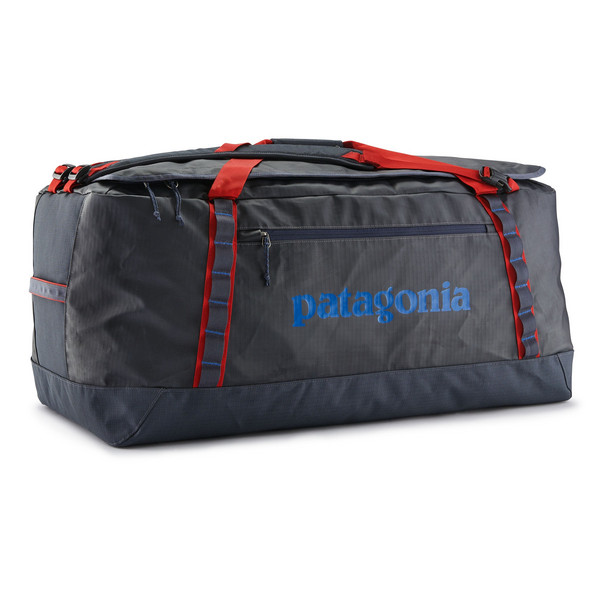 BLACK HOLE DUFFEL 100L - Reisetasche-SMOLDER BLUE W/AMANITA RED