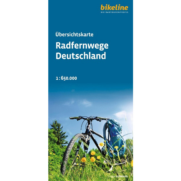 RADFERNWEGE DEUTSCHLAND - Fahrradkarte Ansicht 1