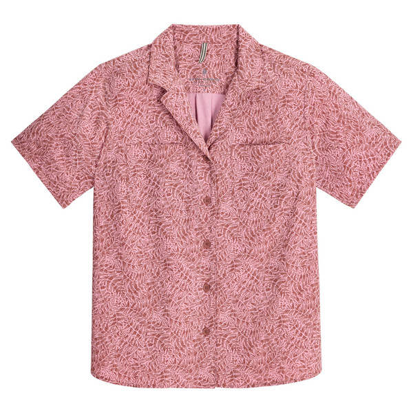 SPOTLESS EVOLUTION MEADOW S/S Damen - Outdoor Bluse-MAHOGANY BRIAR PT