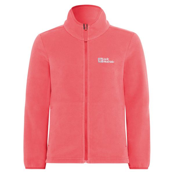 TAUNUS JACKET K Kinder - Fleecejacke-SUNSET CORAL