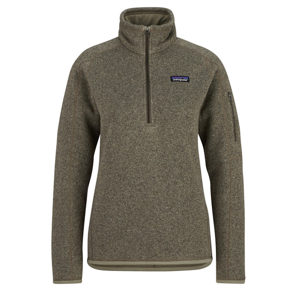 W'S BETTER SWEATER 1/4 ZIP Damen - Fleecepullover-RIVER ROCK GREEN