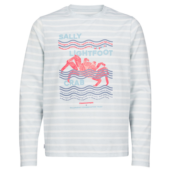 NL CRUZ LS TSHIRT Kinder - Mückenabweisende Kleidung-NIMBUS BLUE STRIPE