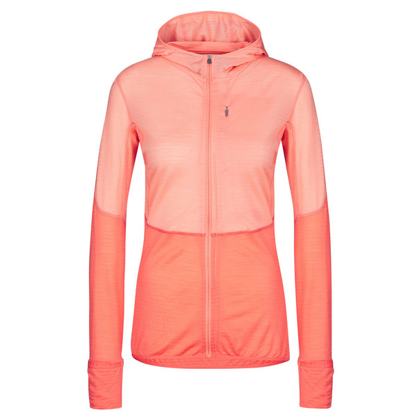 Icebreaker W MERINO 200 REALFLEECE DESCENDER LS ZIP HOODIE Damen - Fleecejacke Ansicht 1