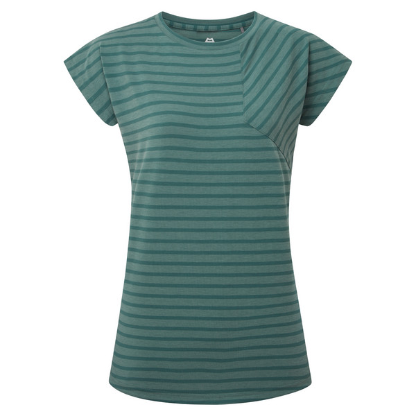 SILHOUETTE WMNS TEE Damen - Funktionsshirt-FERN STRIPE