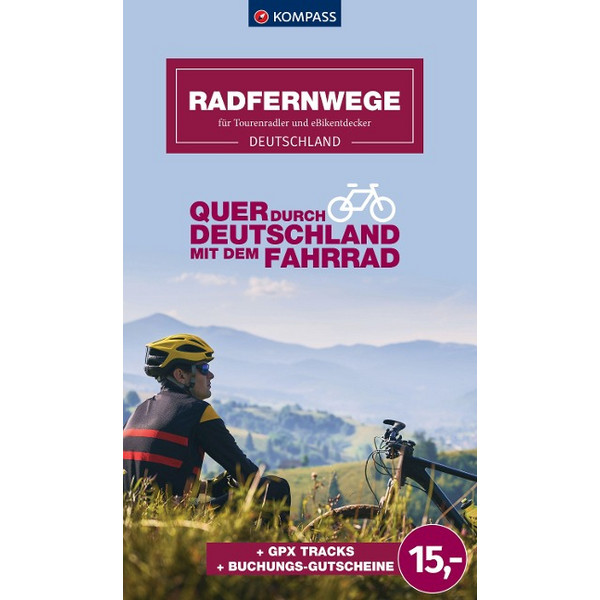 KOMPASS RADFERNWEGE QUER DURCH DEUTSCHLAND - Radwanderführer Ansicht 1