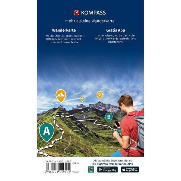 KOMPASS WANDERKARTEN-SET 821 RUHRGEBIET (3 KARTEN) 1:50.000 Ansicht 2