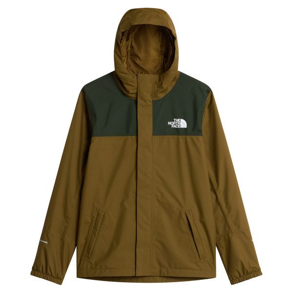 B ANTORA RAIN JACKET Kinder - Regenjacke-CARAWAY SEED/BOTTLE GRE