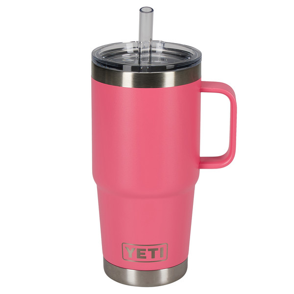 RAMBLER 25 OZ STRAW MUG 2.0 - Thermobecher-TROPICAL PINK