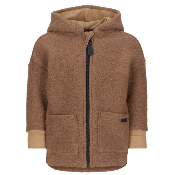 CAPE JACKET WALK Kinder - Wolljacke-HASELNUSS