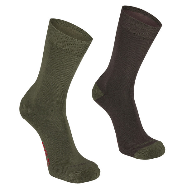 NL TWINPCK SOCKS Unisex - Freizeitsocken-WOODLAND GREEN / WILD OLIVE