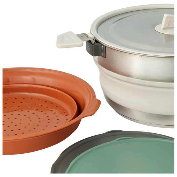 Sea to Summit DETOUR ESSENTIALS CAMP KITCHEN KIT - [4 PIECE] 5L POT SET W/ - Kochtopf Ansicht 4