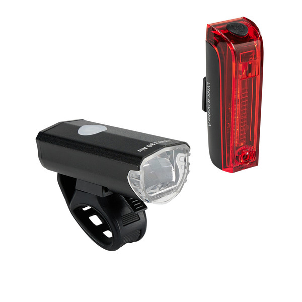 Lunivo LYNX F30 ALU & LYNX R BRAKE A - Fahrradbeleuchtung Ansicht 1