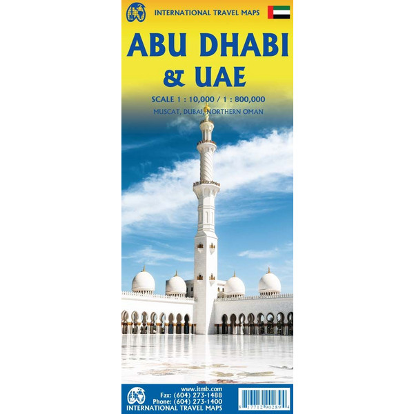 DHABI & UAE - Straßenkarte