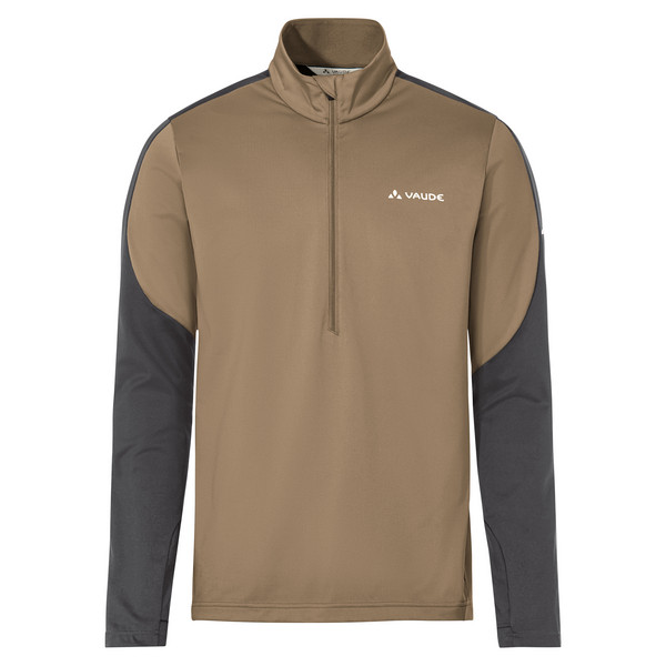 LIVIGNO HALFZIP II Herren - Fleecepullover-BLACK/OAT