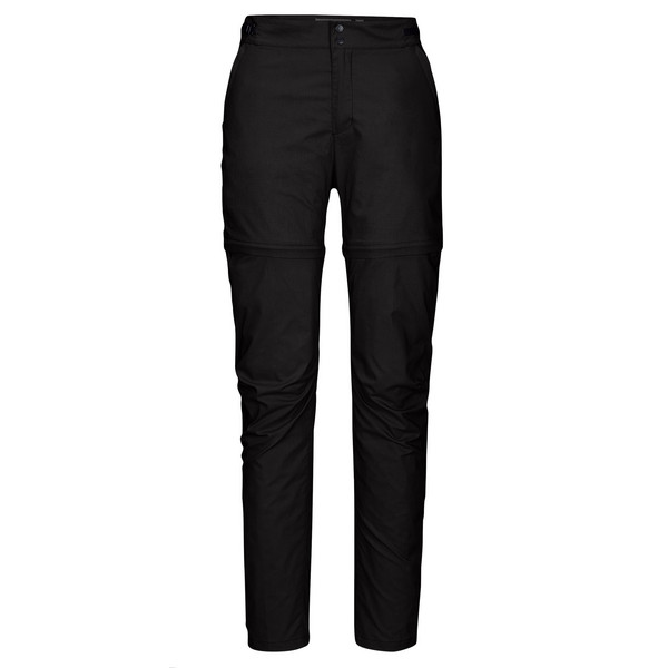 ABISKO HIKE ZIP-OFF TRS W Damen - Trekkinghose-BLACK