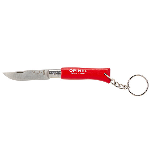 TASCHENMESSER MIT SCHLÜSSELANHÄNGER - Schlüsselanhänger-ROT