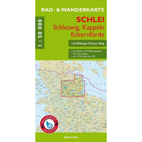 RAD- UND WANDERKARTE SCHLEI Ansicht 1