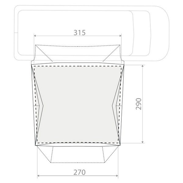 Vaude FPC DRIVE PAVILLON Ansicht 1