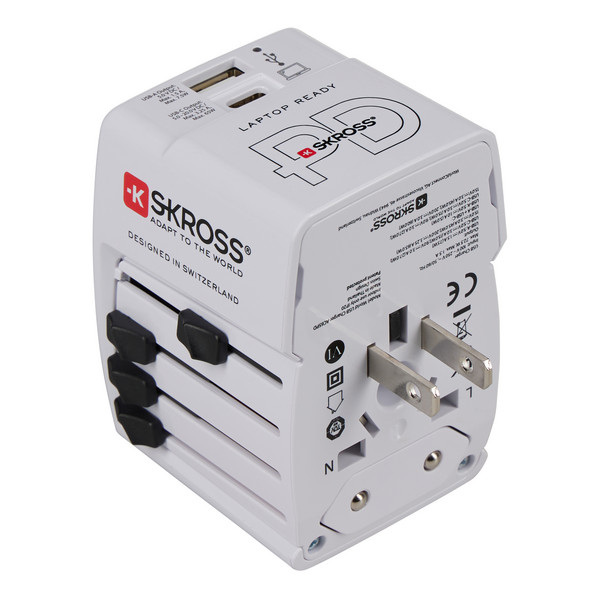 Skross WORLD USB CHARGER AC65PD WITH USB-C CABLE - Reisestecker Ansicht 4