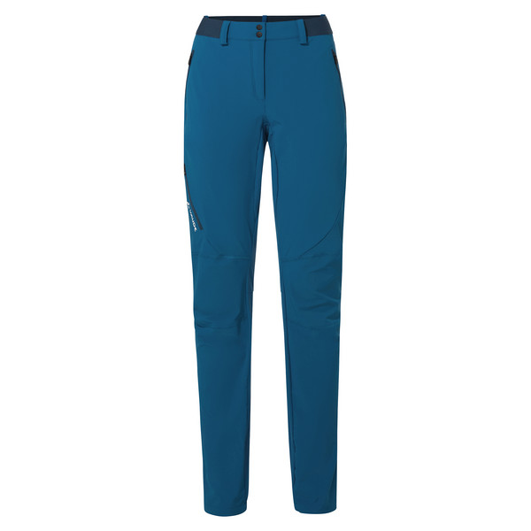 WOMEN'S SCOPI PANTS II Damen - Softshellhose-SHORE BLUE