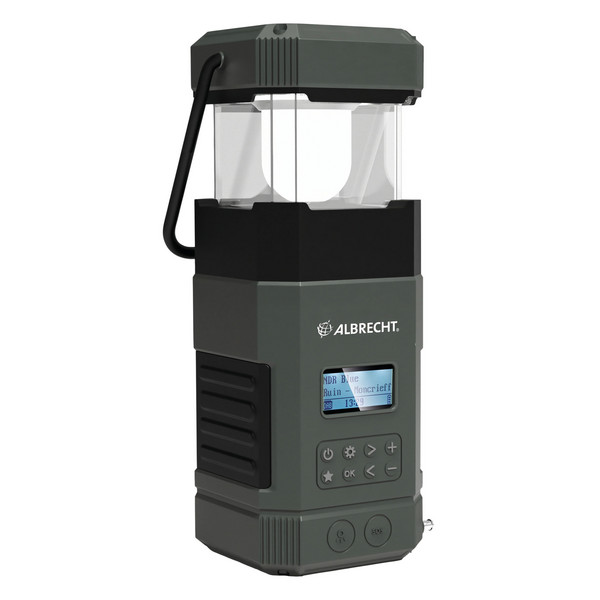 Albrecht DR 114 DAB+ OUTDOOR RADIO WITH CAMPING LAMP - Kurbelradio Ansicht 1