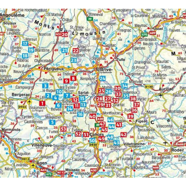 DORDOGNE - PÉRIGORD, QUERCY, VALLÉE DU LOT - Wanderführer Ansicht 2