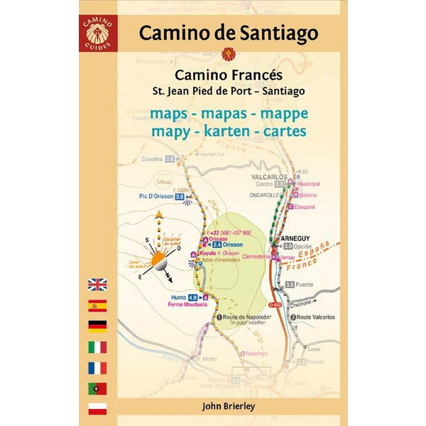 CAMINO DE SANTIAGO MAPS (CAMINO FRANCÉS) - Wanderkarte Ansicht 1
