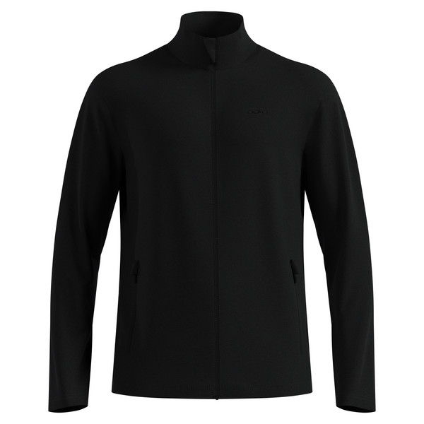 ROY MID LAYER FULL ZIP Herren - Fleecejacke-URBAN CHIC - BLACK STRIPES