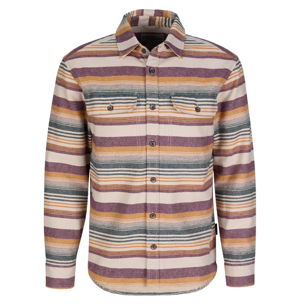 CLOUDS REST HEMP L/S Herren - Outdoor Hemd-PEBBLE ALDER STR