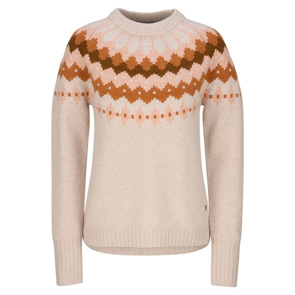 ROCKCRAFT WOOL CREW Damen - Wollpullover-SEA BLUSH HTR SNOWCREEK PT