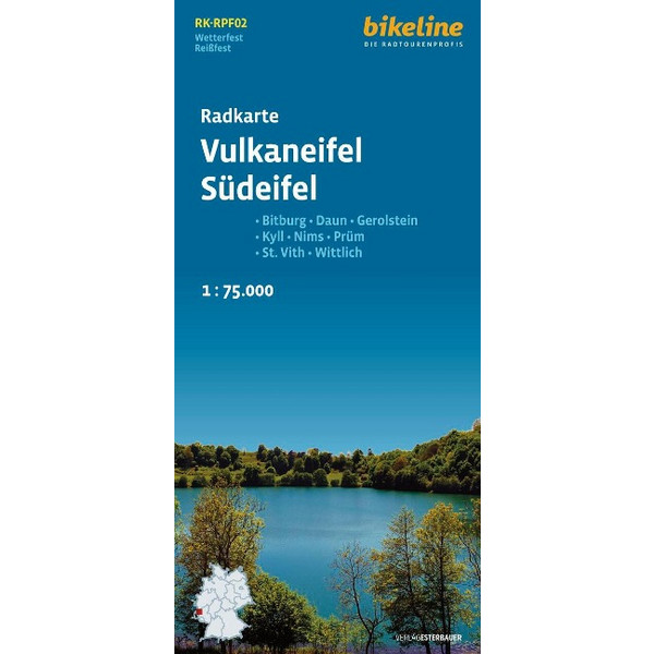 RADKARTE VULKANEIFEL SÜDEIFEL (RK-RPF02) - Fahrradkarte Ansicht 1
