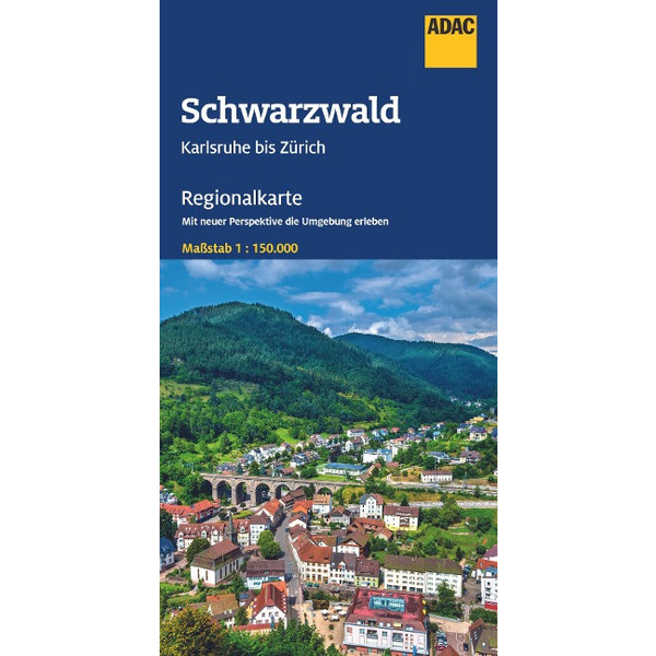 ADAC REGIONALKARTE 14 SCHWARZWALD 1:150.000 - Straßenkarte Ansicht 1