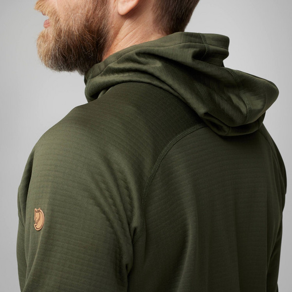 Fjällräven ABISKO GRID FLEECE HOODIE M Herren - Fleecejacke Ansicht 11
