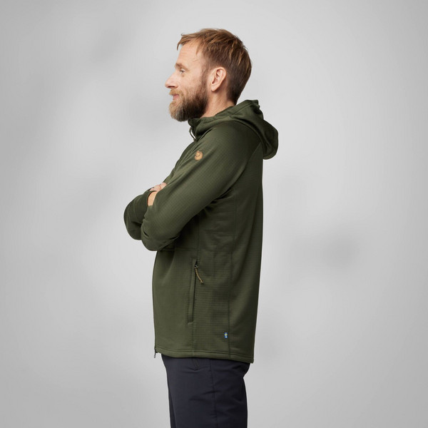 Fjällräven ABISKO GRID FLEECE HOODIE M Herren - Fleecejacke Ansicht 9