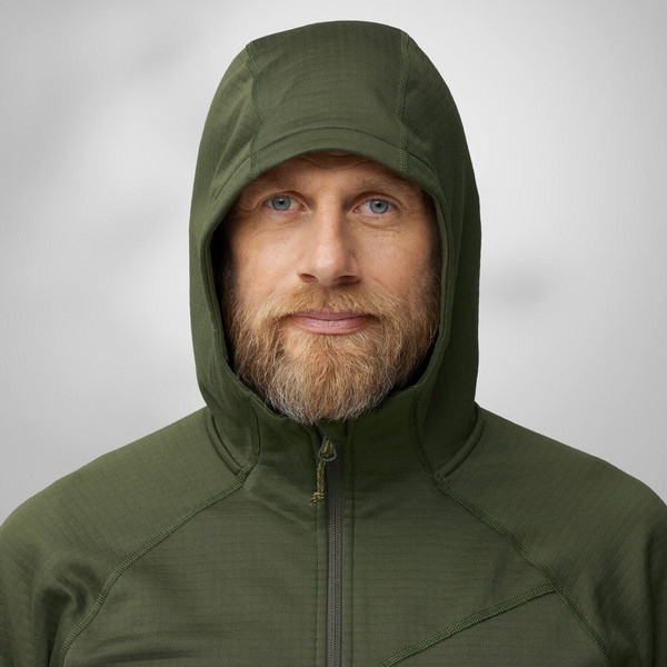 Fjällräven ABISKO GRID FLEECE HOODIE M Herren - Fleecejacke Ansicht 10