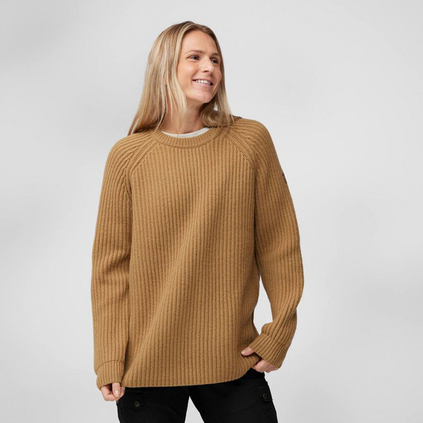 Fjällräven ÖVIK RIB SWEATER W Damen - Wollpullover Ansicht 4