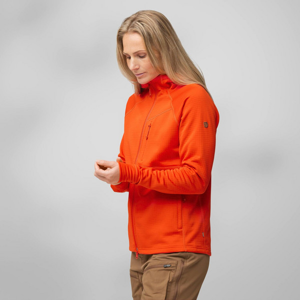 Fjällräven ABISKO GRID FLEECE HOODIE W Damen - Fleecejacke Ansicht 9