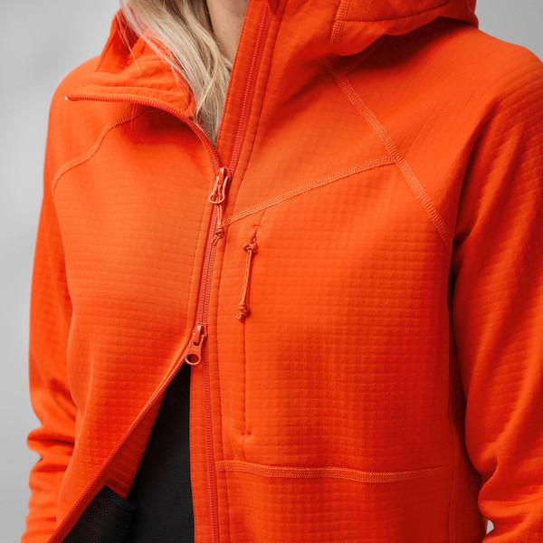Fjällräven ABISKO GRID FLEECE HOODIE W Damen - Fleecejacke Ansicht 11